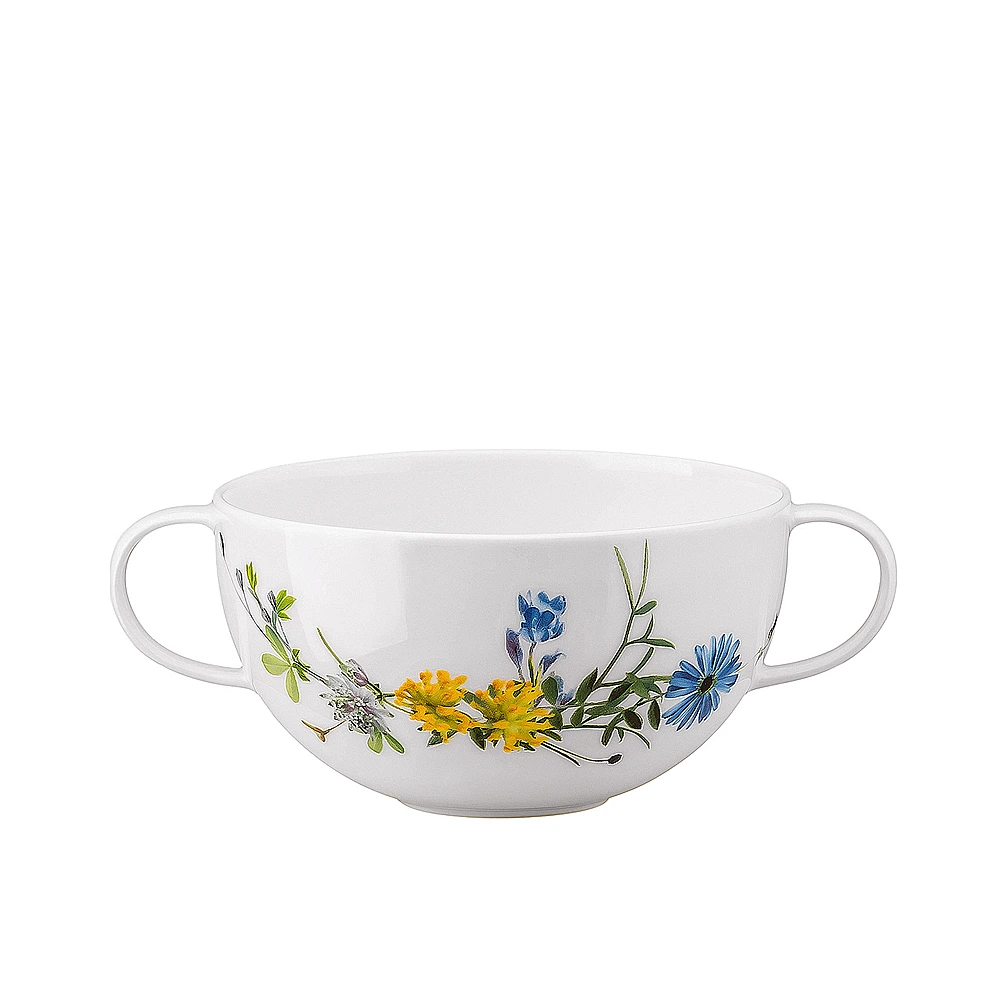 Бульонница с блюдцем Brillance Fleurs des Alpes, 340 мл от Rosenthal