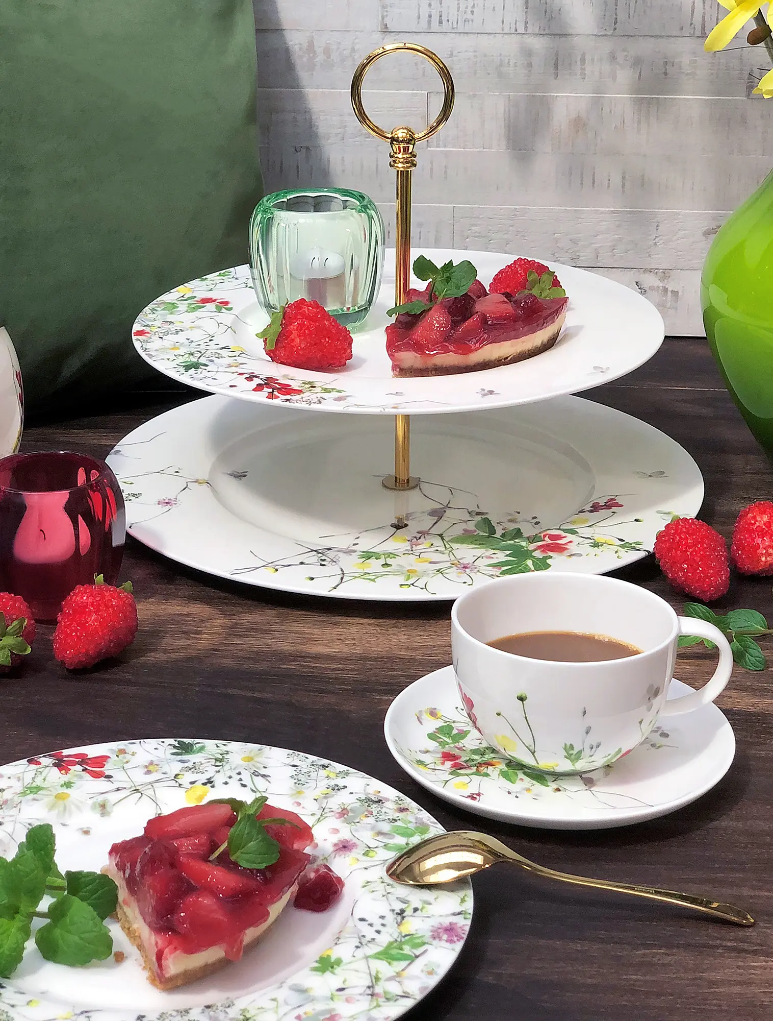 Чайная пара Brillance Fleurs Sauvages, 300 мл