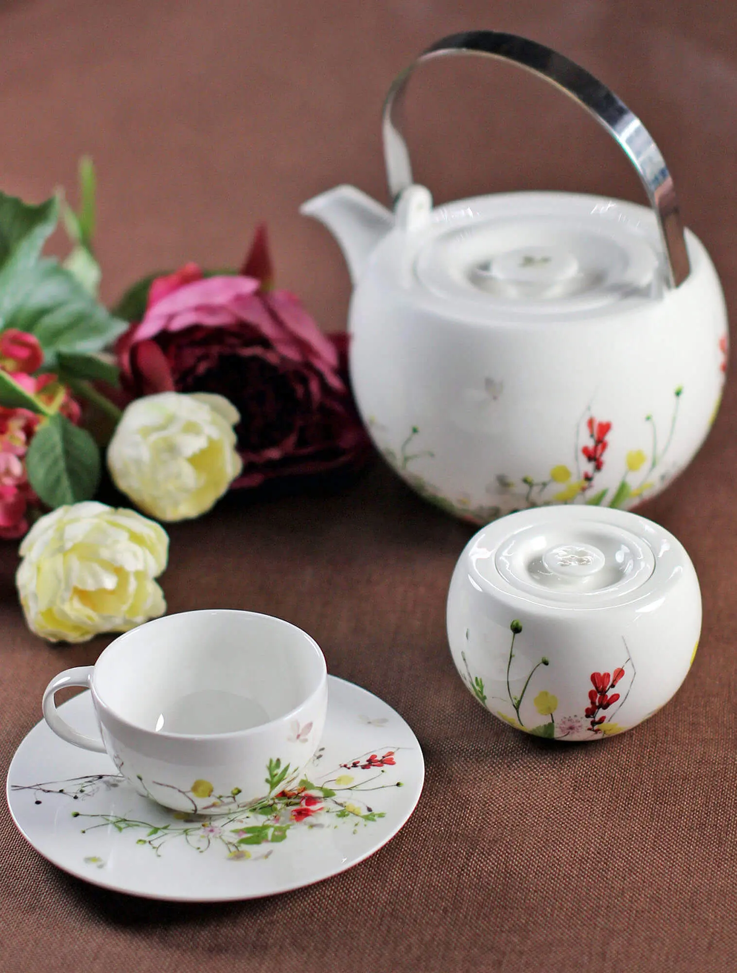 Чайная пара Brillance Fleurs Sauvages, 250 мл
