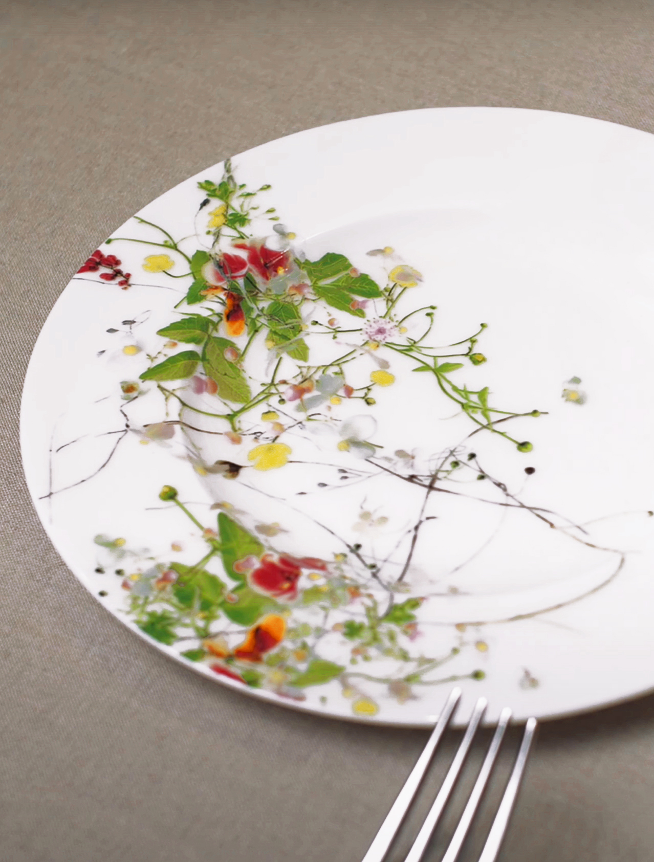 Пирожковая тарелка Brillance Fleurs Sauvages, 19 см