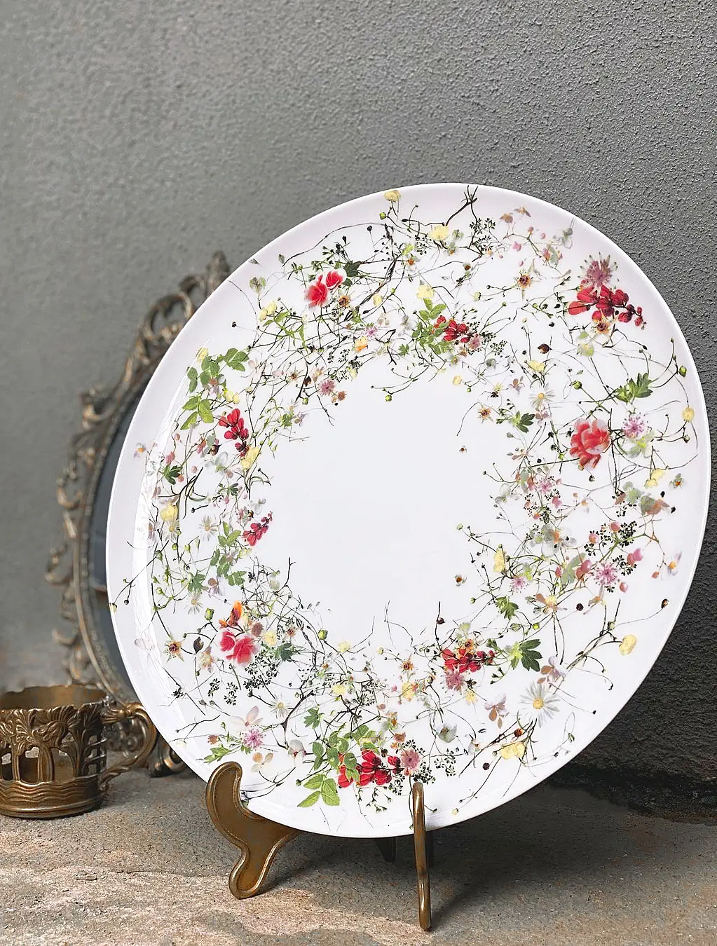 Плоское блюдо Brillance Fleurs Sauvages, 32 см