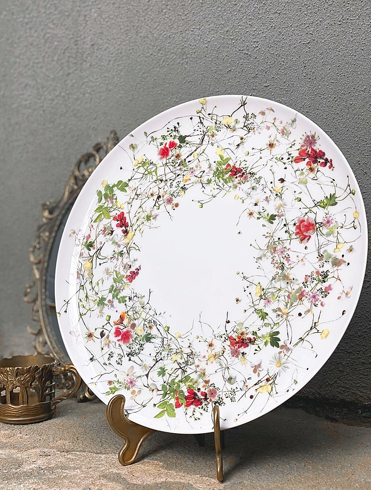 Плоское блюдо Brillance Fleurs Sauvages, 32 см от Rosenthal