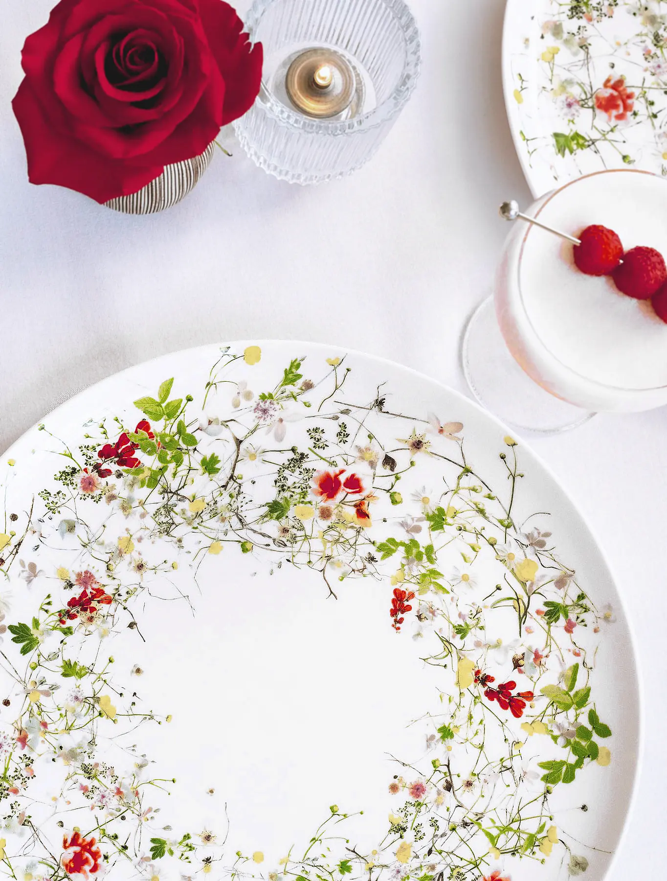 Плоское блюдо Brillance Fleurs Sauvages, 32 см