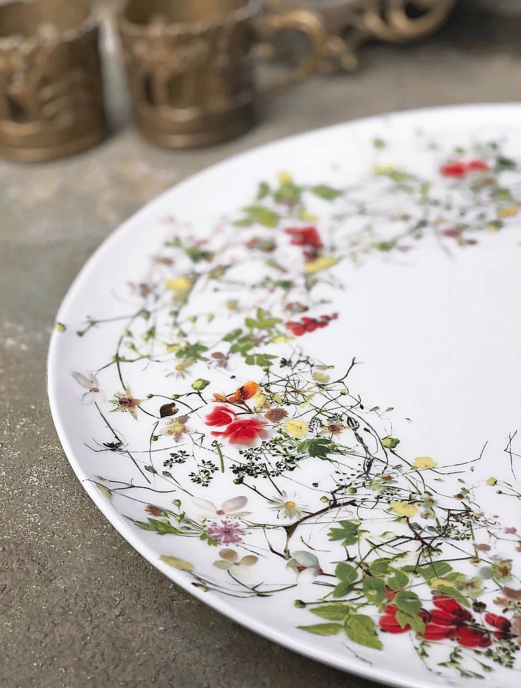 Плоское блюдо Brillance Fleurs Sauvages, 32 см от Rosenthal