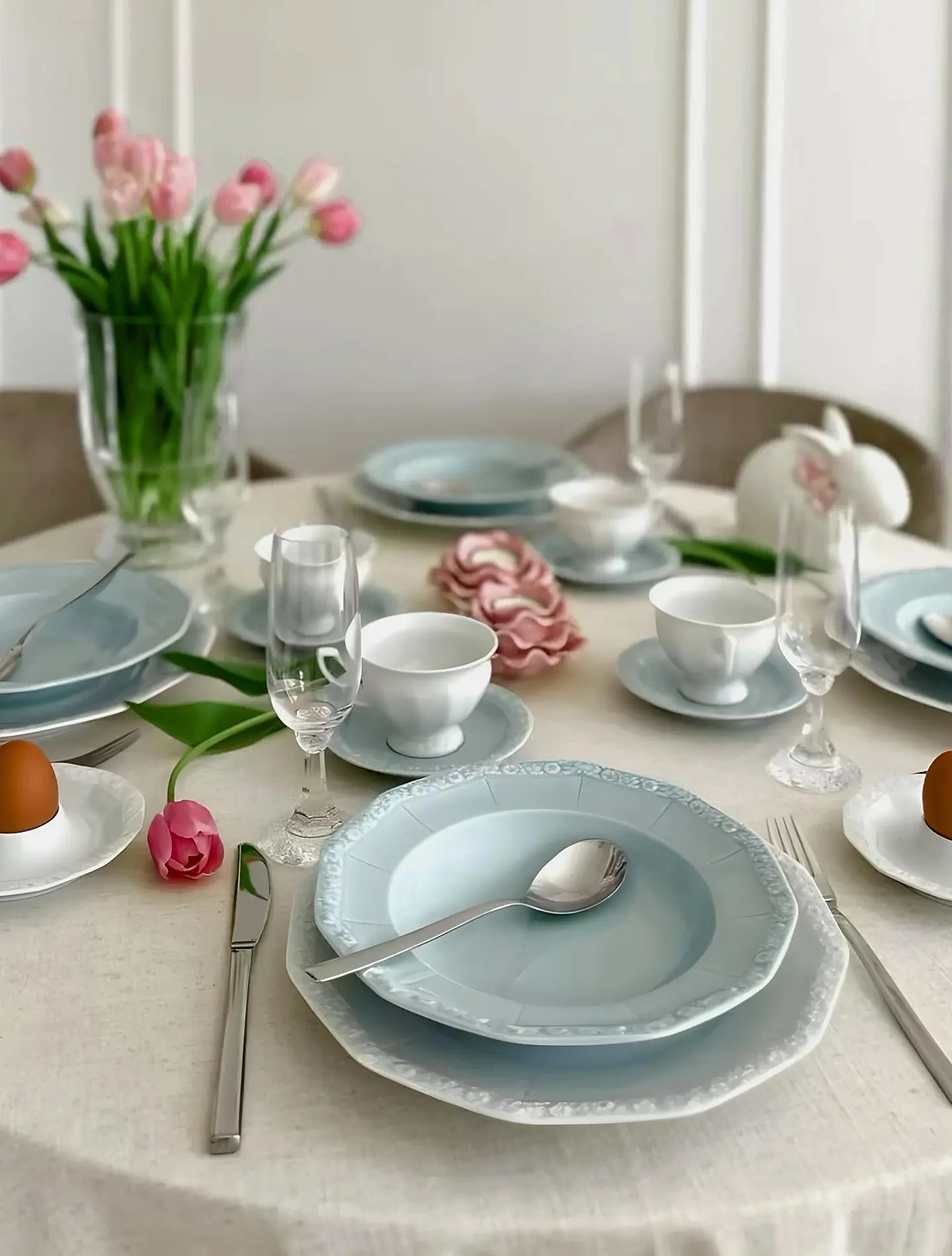 Суповая тарелка Maria Pale Mint, 23 см