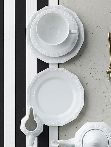 Закусочная тарелка Maria White, 21 см