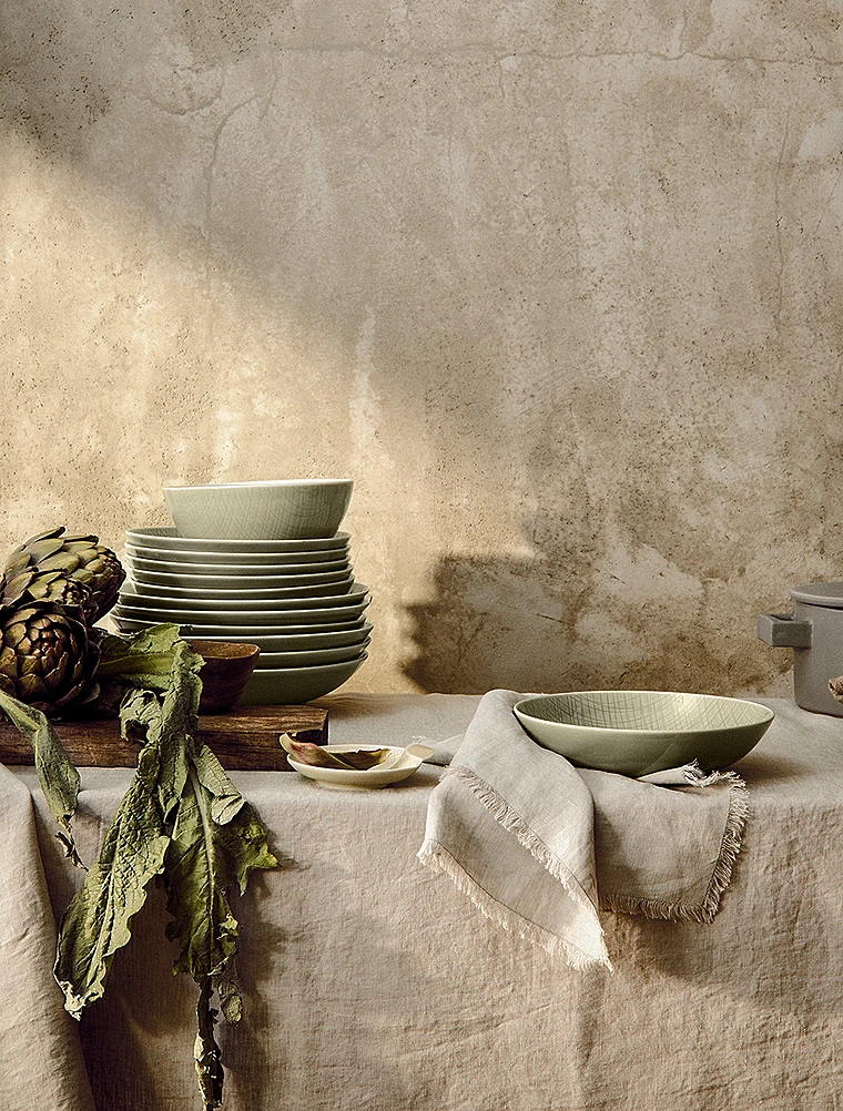 Тарелка для пасты Mesh Cream, 21,5 см от Rosenthal