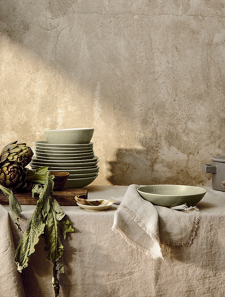 Тарелка для пасты Mesh Cream, 21,5 см от Rosenthal