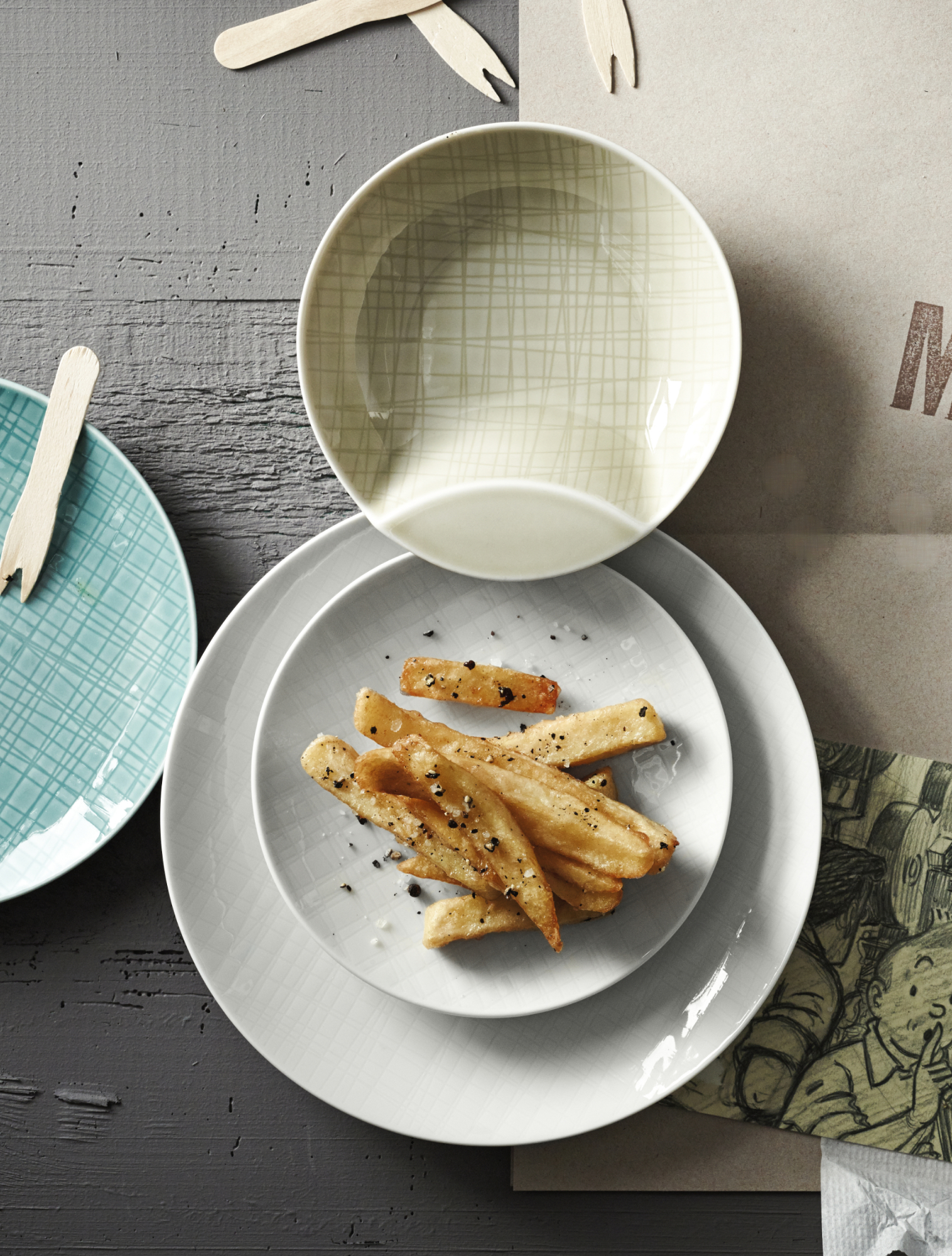 Закусочная тарелка Mesh White, 20,5 см от Rosenthal