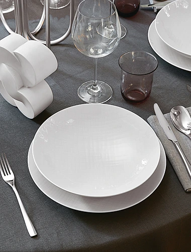 Тарелка для пасты Mesh White, 21,5 см