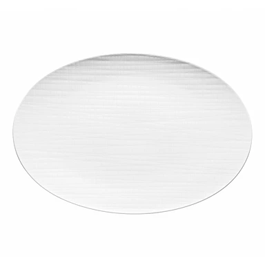Плоское блюдо Mesh White, 34 см