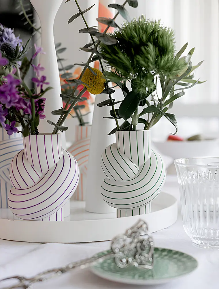 Ваза Node Stripes, 11,5 см от Rosenthal