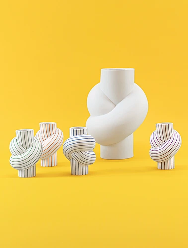 Ваза Node Stripes, 11,5 см