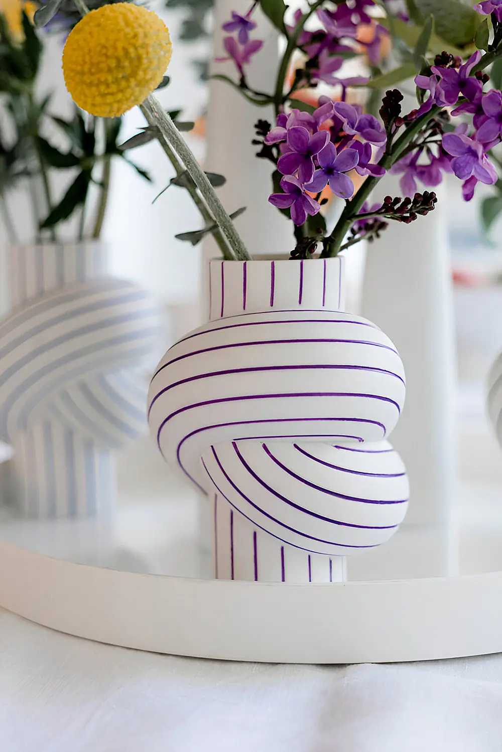Ваза Node Stripes, 11,5 см