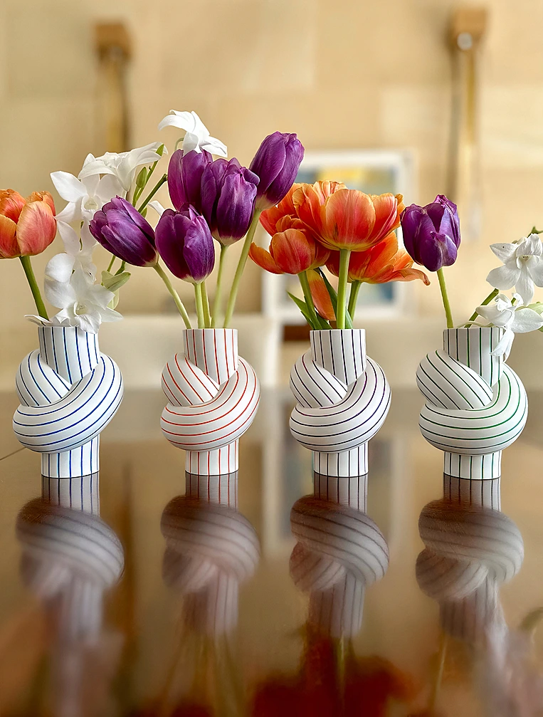 Ваза Node Stripes, 11,5 см от Rosenthal