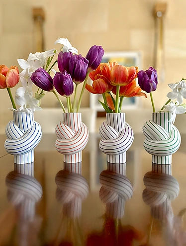 Ваза Node Stripes, 11,5 см