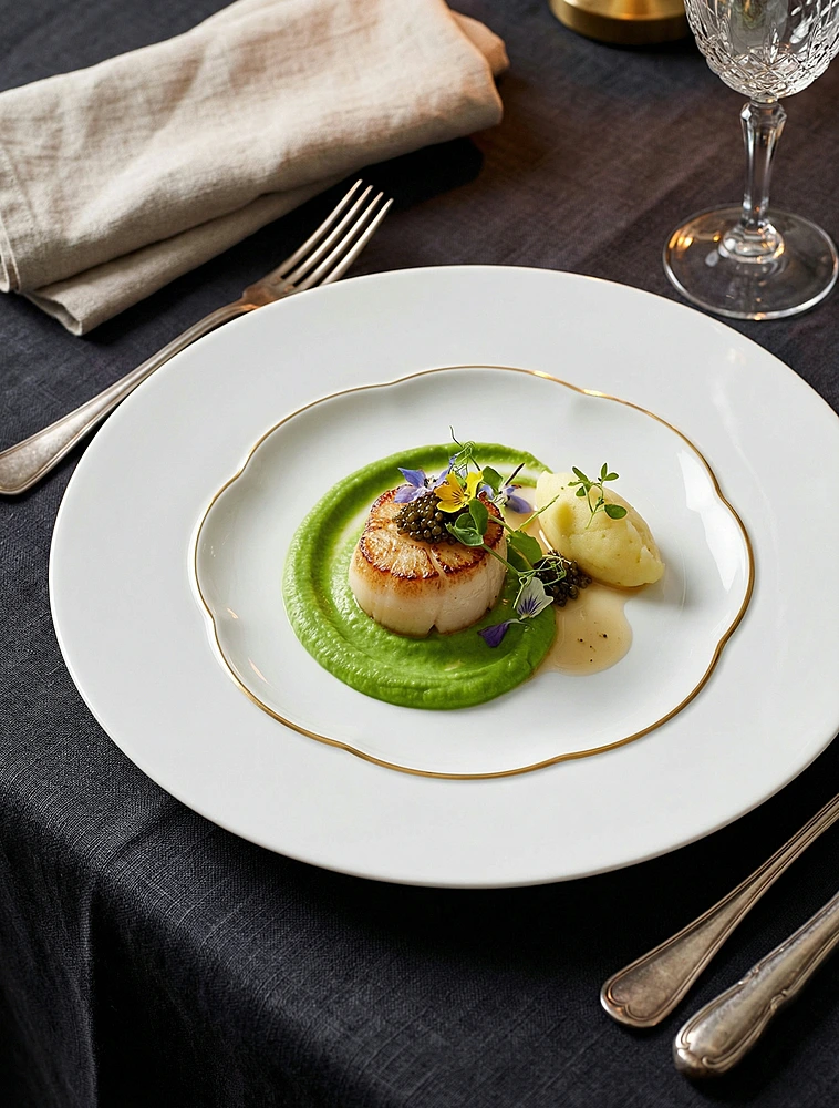 Обеденная тарелка Sonetto Oro, 28 см от Rosenthal