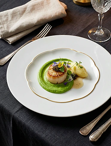 Обеденная тарелка Sonetto Oro, 28 см