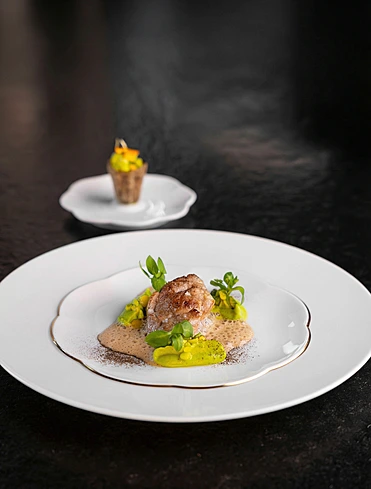 Обеденная тарелка Sonetto Oro, 28 см