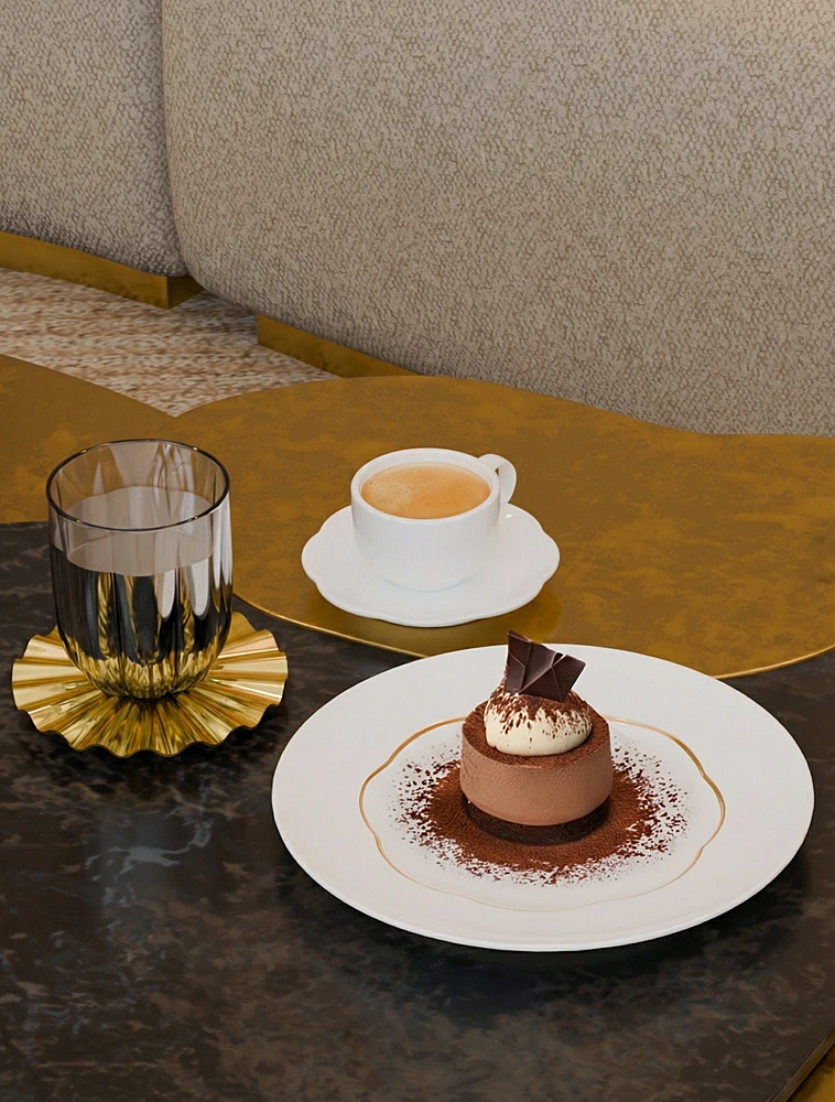 Пирожковая тарелка Sonetto Oro, 17 см от Rosenthal