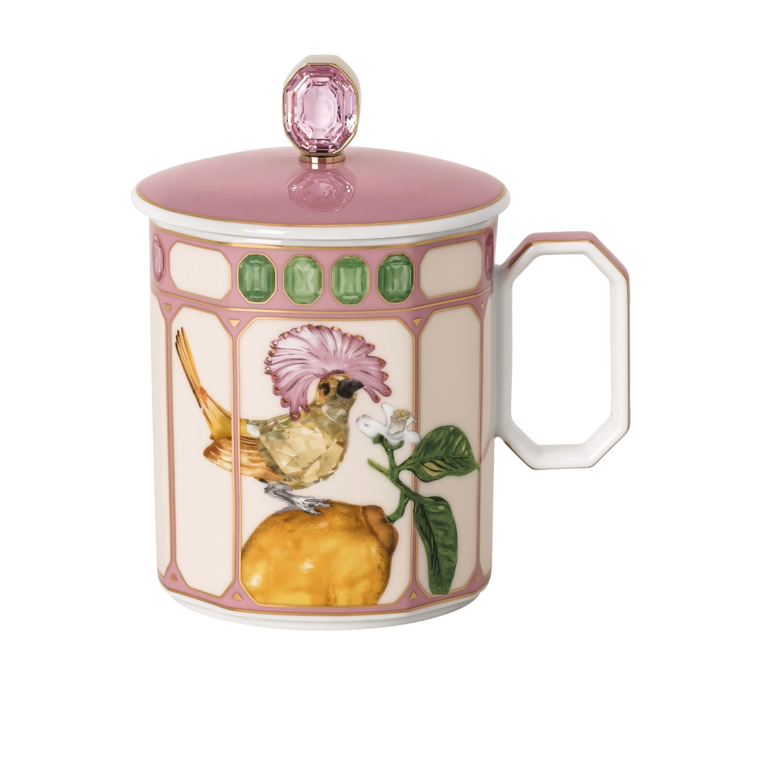 Кружка с крышкой Swarovski Idyllia, 390 мл