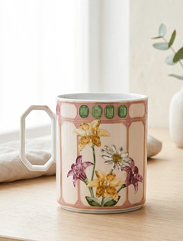 Кружка с крышкой Swarovski Idyllia, 390 мл