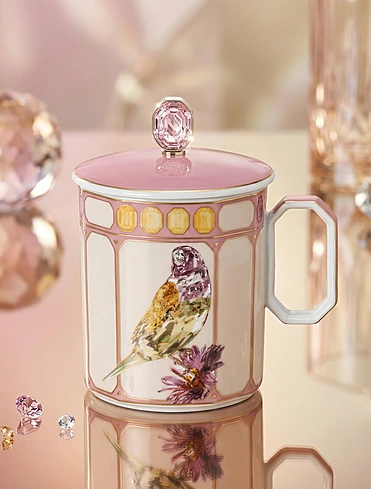 Кружка с крышкой Swarovski Idyllia, 390 мл