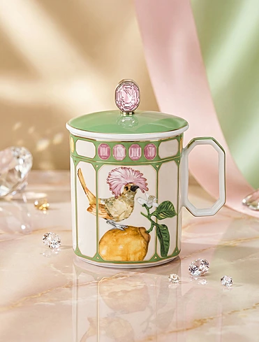 Кружка с крышкой Swarovski Idyllia, 390 мл