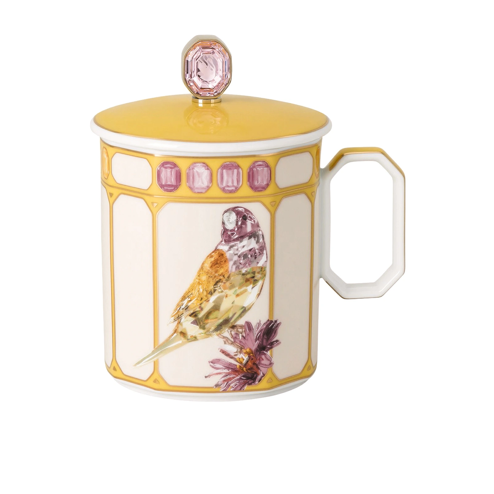 Кружка с крышкой Swarovski Idyllia, 390 мл