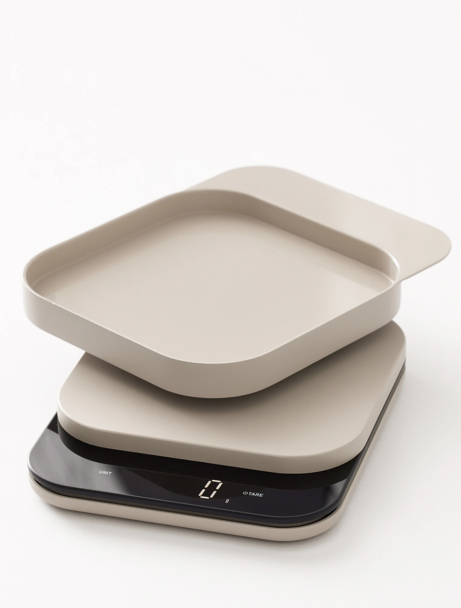 Кухонные весы со съёмной чашей Mensura, 16,5х20,5 см