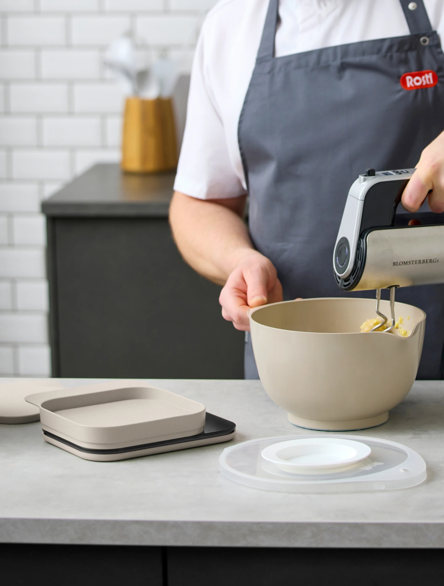 Кухонные весы со съёмной чашей Mensura, 16,5х20,5 см