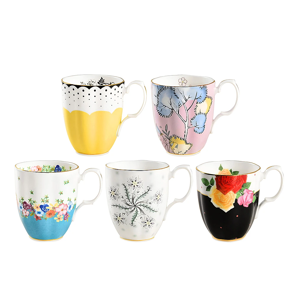 Набор из 5 кружек 100 Years of Royal Albert, 400 мл от Royal Albert
