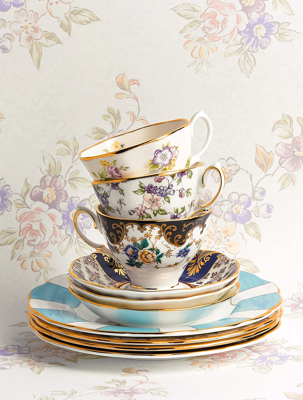 Чайный набор из 3 предметов 100 Years of Royal Albert от Royal Albert