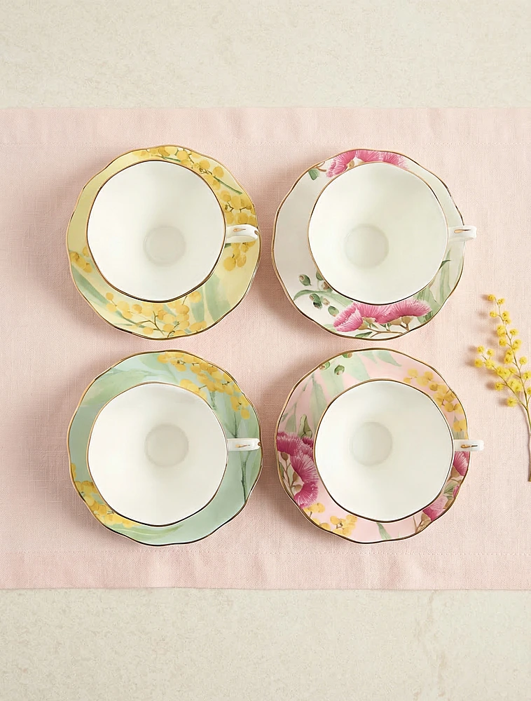 Набор из 4 чайных пар Miranda Kerr Australiana, 180 мл от Royal Albert