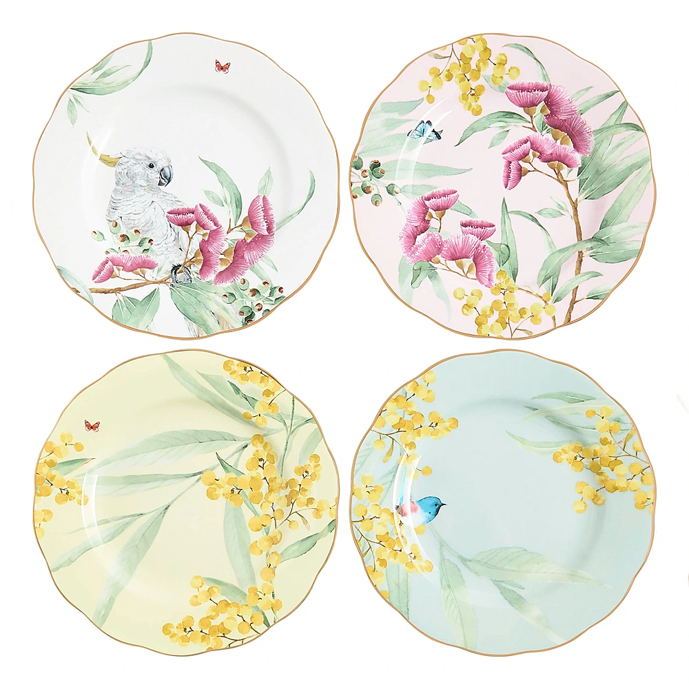 Набор из 4 закусочных тарелок Miranda Kerr Australiana, 20 см от Royal Albert