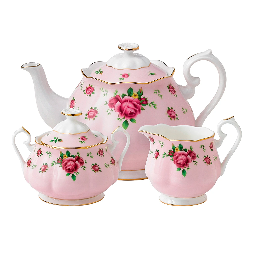 Чайный набор из 3 предметов New Country Roses Rose от Royal Albert