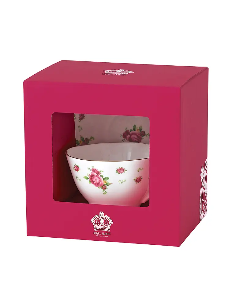 Чайная пара New Country Roses White, 180 мл от Royal Albert