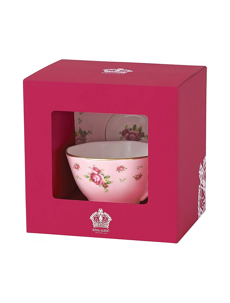 Чайная пара New Country Roses Rose, 180 мл от Royal Albert