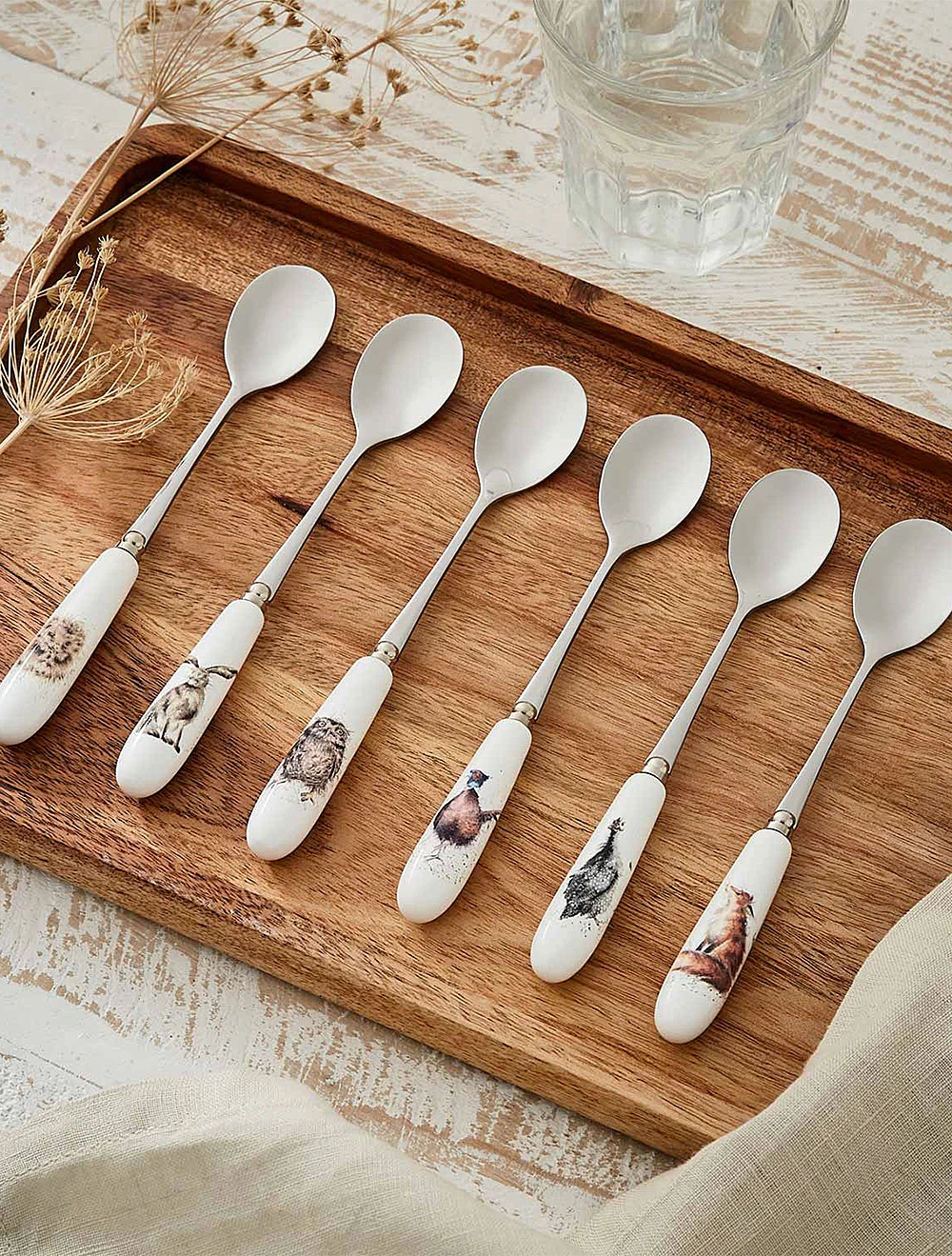 Набор из 6 чайных ложек Wrendale Designs, 15 см