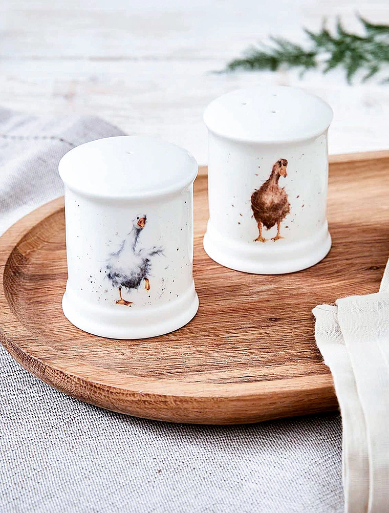 Набор из солонки и перечницы Wrendale Designs, 7 см от Royal Worcester
