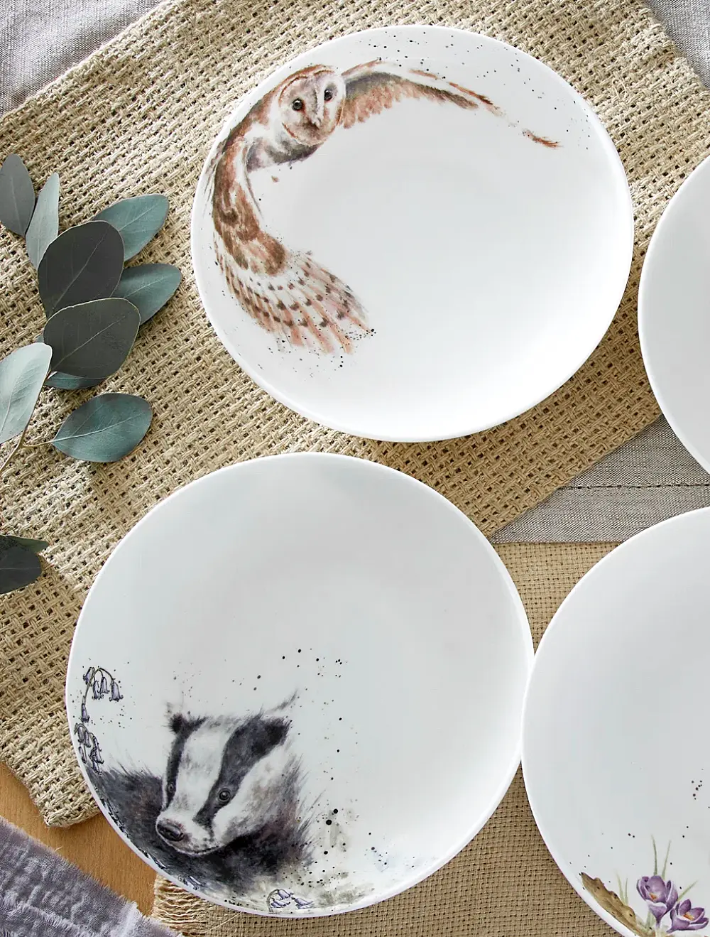 Набор из 4 тарелок для пасты Wrendale Designs, 22 см
