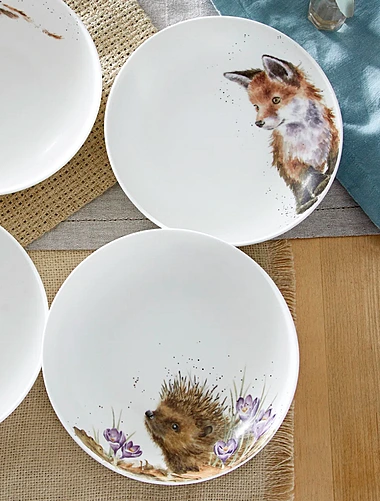 Набор из 4 тарелок для пасты Wrendale Designs, 22 см