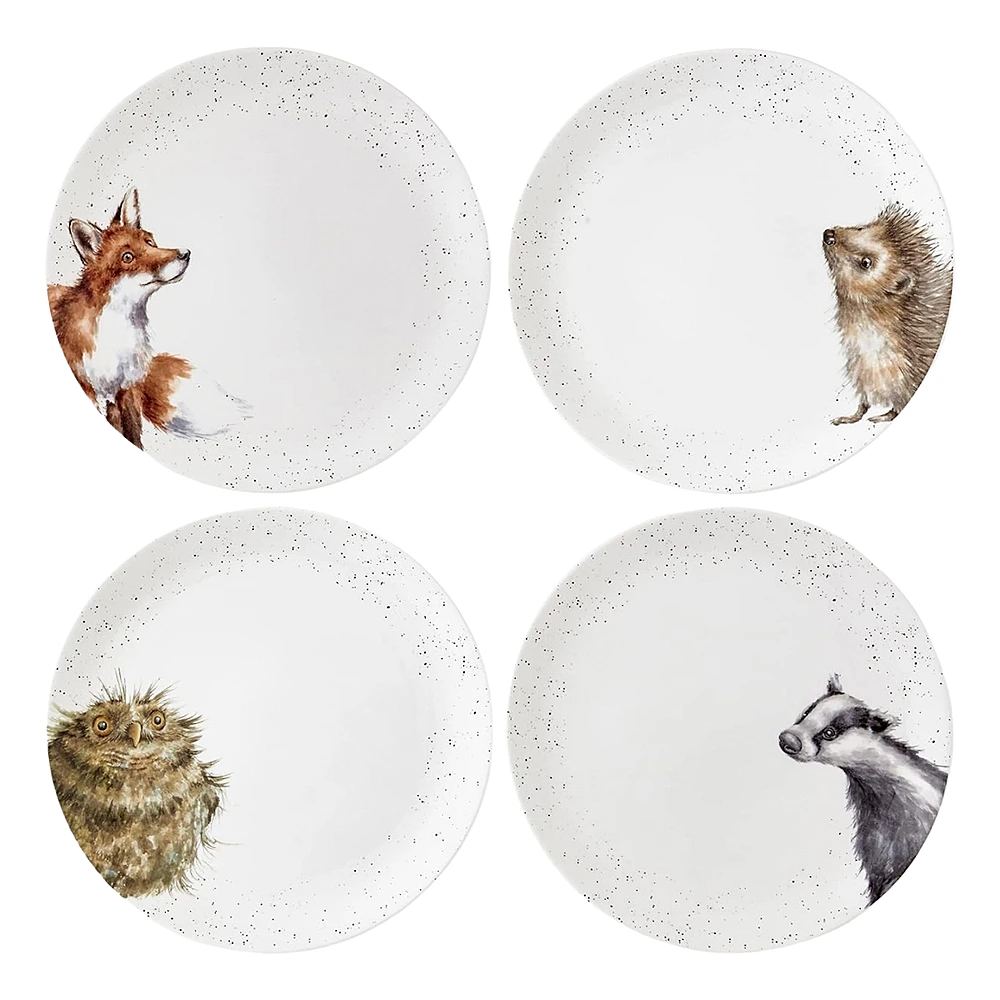 Набор из 4 обеденных тарелок Wrendale Designs, 27 см от Royal Worcester