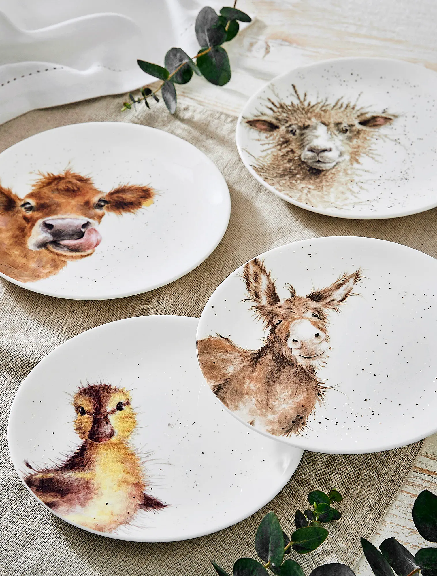 Набор из 4 пирожковых тарелок Wrendale Designs, 16,5 см