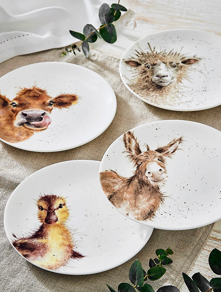Набор из 4 пирожковых тарелок Wrendale Designs, 16,5 см от Royal Worcester