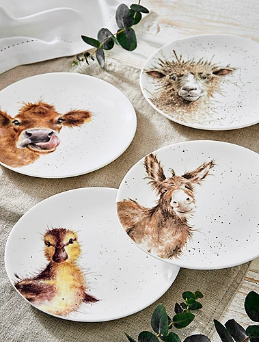 Набор из 4 пирожковых тарелок Wrendale Designs, 16,5 см