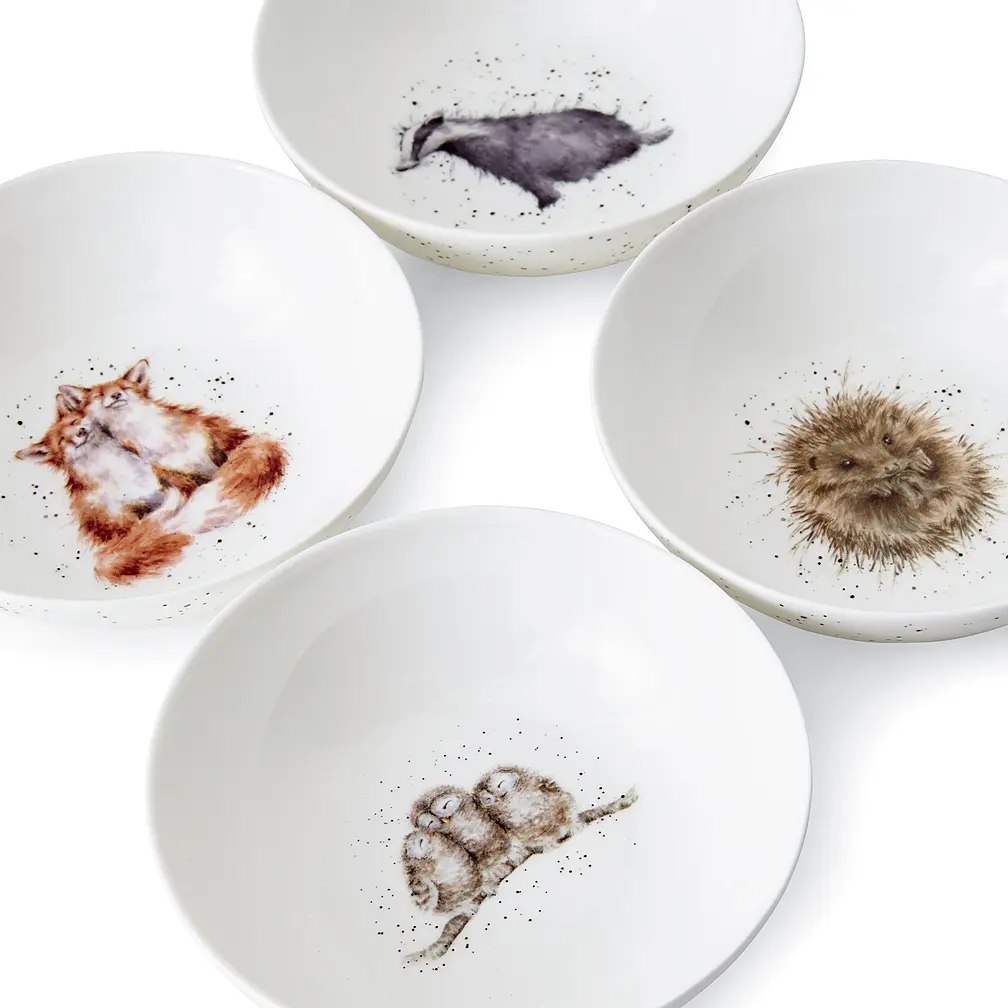 Набор из 4 пиал Wrendale Designs, 15,5 см от Royal Worcester