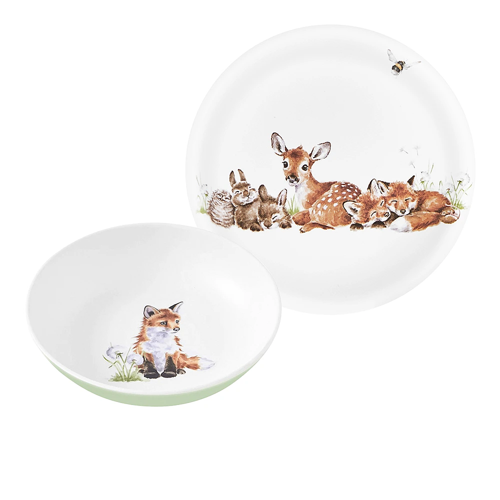 Набор детской посуды Wrendale Designs, 2 пр. от Royal Worcester