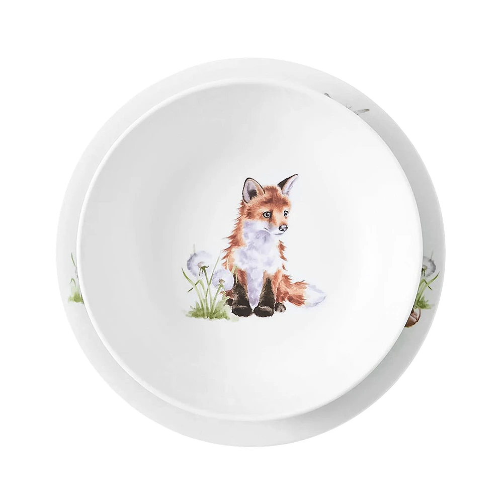 Набор детской посуды Wrendale Designs, 2 пр. от Royal Worcester