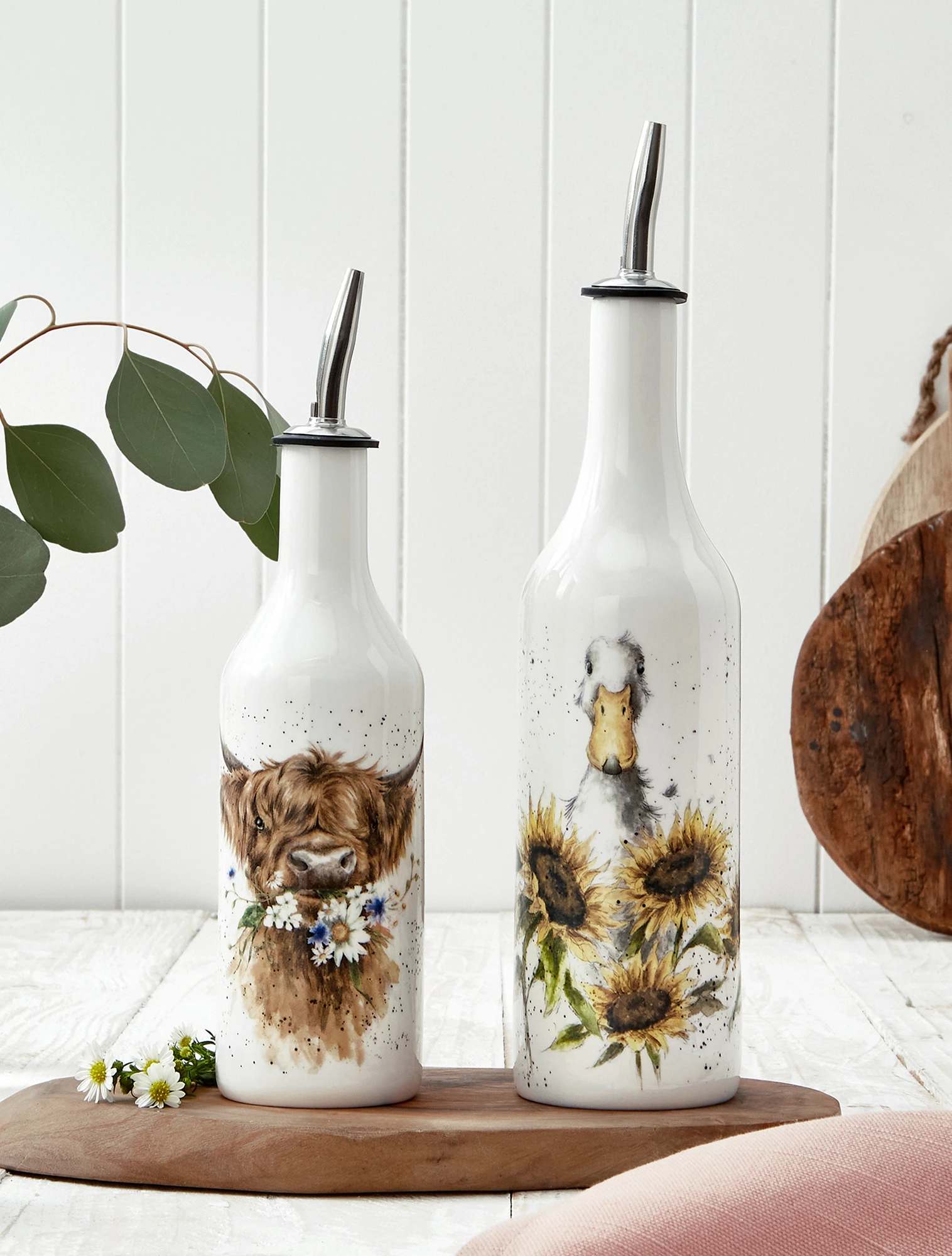 Набор из 2 ёмкостей для хранения масла и уксуса Wrendale Designs